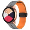 Силіконовий ремінець Classy для Smart Watch 20mm, Grey / Orange