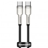 Дата кабель Baseus Cafule Series Metal Type-C to Type-C 100W (1m) (CATJK-C) Черный