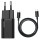 МЗП Baseus Super Si Quick Charger 25W (1USB-C) + кабель Type-C to Type-C (TZCCSUP-L) Чорний