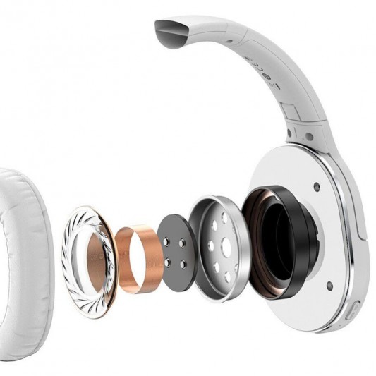 Накладные беспроводные наушники Baseus Encok Wireless headphone D02 Pro (NGTD01030), White - изображение 4