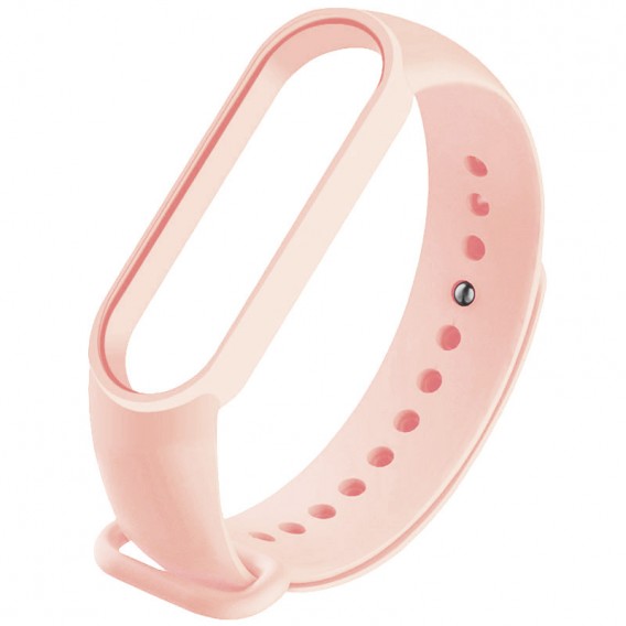 Силіконовий ремінець для Xiaomi Mi Band 7, Рожевий / Chalk Pink