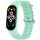Ремешок Ocean Band для Xiaomi Mi Band 3/4/5/6/7 Бирюзовый / Blue Sea