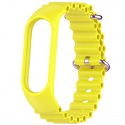Ремінець Ocean Band для Xiaomi Mi Band 7/6/5/4/3, Жовтий / Flash
