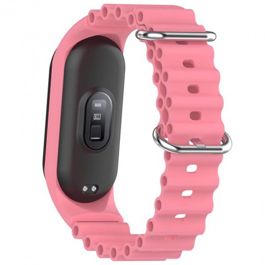 Ремінець Ocean Band для Xiaomi Mi Band 3/4/5/6/7 Рожевий / Pink - зображення 2 
