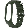 Ремешок Ocean Band для Xiaomi Mi Band 7/6/5/4/3, Зеленый / Dark Olive