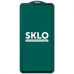 Защитное стекло SKLO 5D (тех.пак) для Xiaomi 13T / 13T Pro / Redmi Note 13 4G Черный