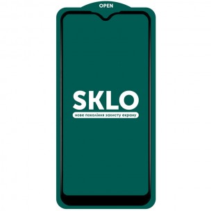 Защитное стекло SKLO 5D (тех.пак) для Samsung Galaxy A15 4G/5G / M15 5G Черный