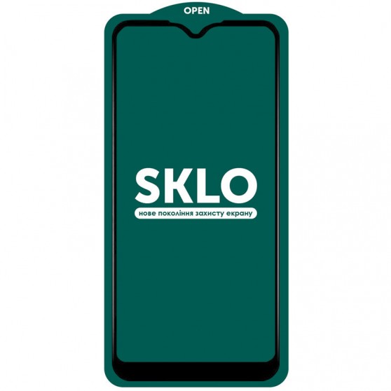 Защитное стекло SKLO 5D (тех.пак) для Samsung Galaxy A15 4G/5G / M15 5G Черный