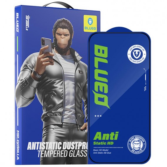 Защитное 2.5D стекло Blueo Full Cover HD для Samsung Galaxy S23+, Черный