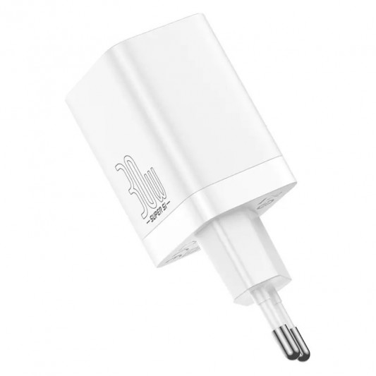 СЗУ Baseus Super Si Pro Quick Charger 30W (1USB-A/1C) (CCSUPP-E) White - изображение 1