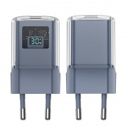 Зарядное для телефона Acefast A53 Sparkling series PD30W GaN (USB-C), Серый
