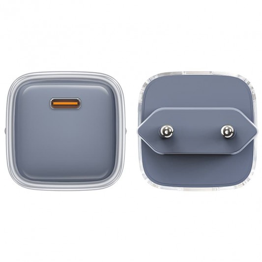 СЗУ Acefast A53 Sparkling series PD30W GaN (1USB-C) Mica gray - изображение 2