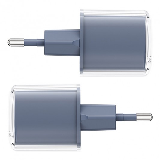 СЗУ Acefast A53 Sparkling series PD30W GaN (1USB-C) Mica gray - изображение 3