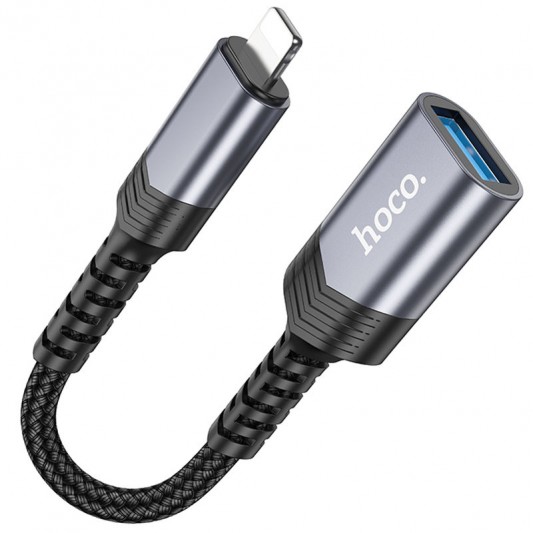 Перехідник Hoco UA24 Lightning male to USB female 2.0 - зображення 1 