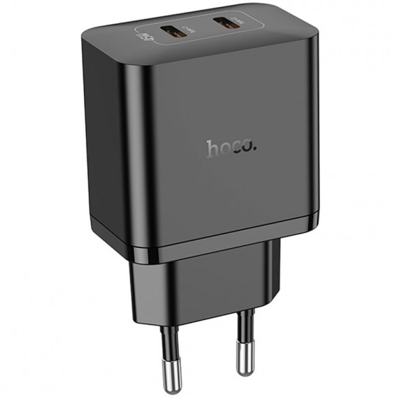 Зарядний пристрій для iPhone 15 Pro Max - Hoco N35 Streamer PD45W (2C), Чорний