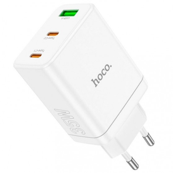 МЗП Hoco N33 Start PD35W (1USB-A/2C) White