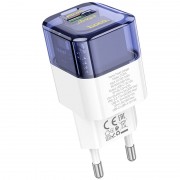 Зарядное для телефона Hoco C131A Platium PD30W+QC3.0, Синий