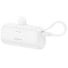 Портативное зарядное устройство Power Bank BOROFONE BJ41 Pocket with cable 5000 mAh, White