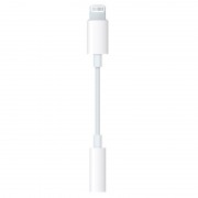 Перехідник Lightning to 3.5 mm Jack Audio Adapter for Apple (AAA) (box), White