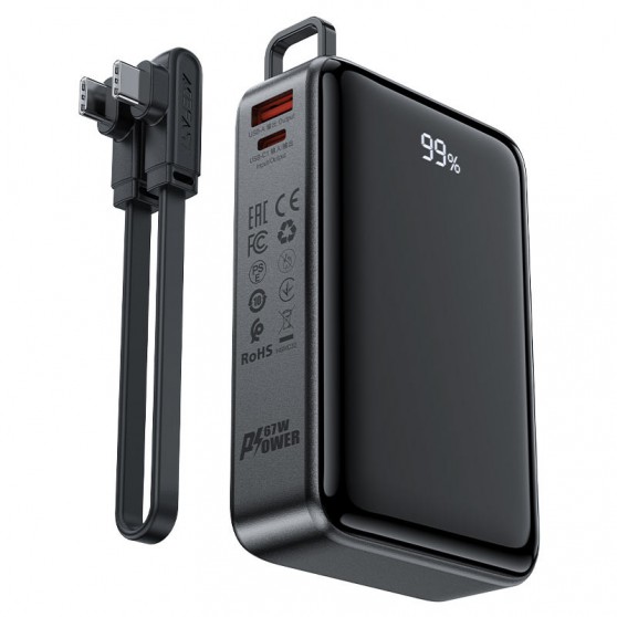 Портативний ЗП Power Bank Acefast M4 PD67W 20000 mAh Black