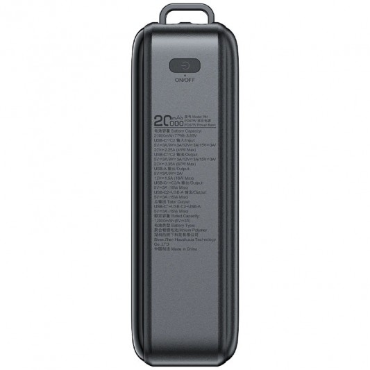 Портативное ЗУ Power Bank Acefast M4 PD67W 20000 mAh Black - изображение 7