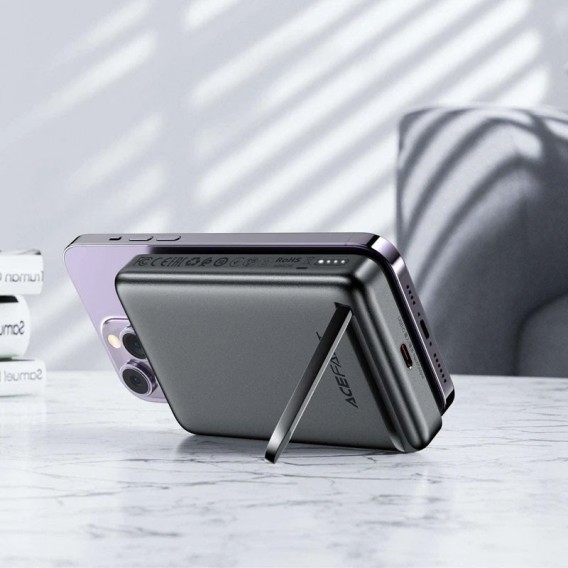 Портативний зарядний пристрій Power Bank Acefast M6 PD20W 10 000 mAh, Black