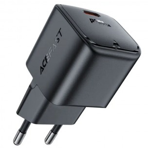 Блок питания Acefast A77 mini PD30W GaN (1USB-C) Black