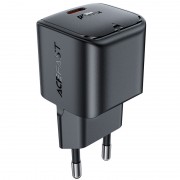 Зарядное устройство на Айфон Acefast A77 mini PD30W GaN USB-C, Черный