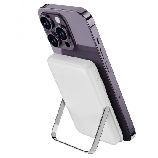 Портативний ЗП Power Bank WIWU Wi-P011 PD30W c БЗП 10000 mAh White - зображення 3 