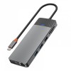 Перехідник HUB WIWU Linker Series 12 in 1 Pro, Grey