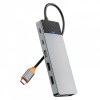 Перехідник HUB WIWU Linker Series 12 in 1 Pro, Grey