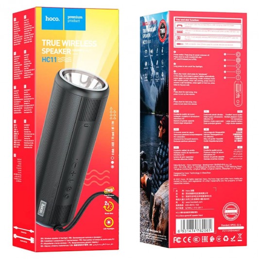 Bluetooth Колонка Hoco HC11 Bora sports Чорний - зображення 3 