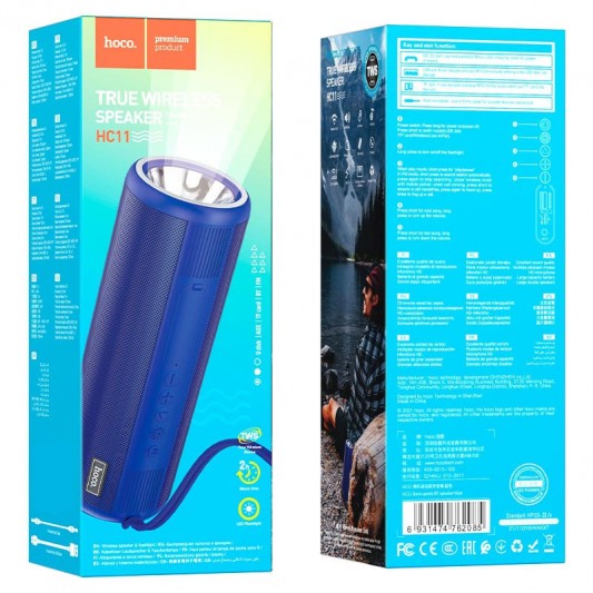 Bluetooth Колонка Hoco HC11 Bora sports Синій - зображення 3 