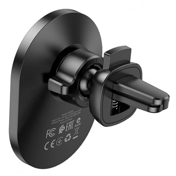 Автотримач із бездротовою зарядкою Borofone BH201, Чорний