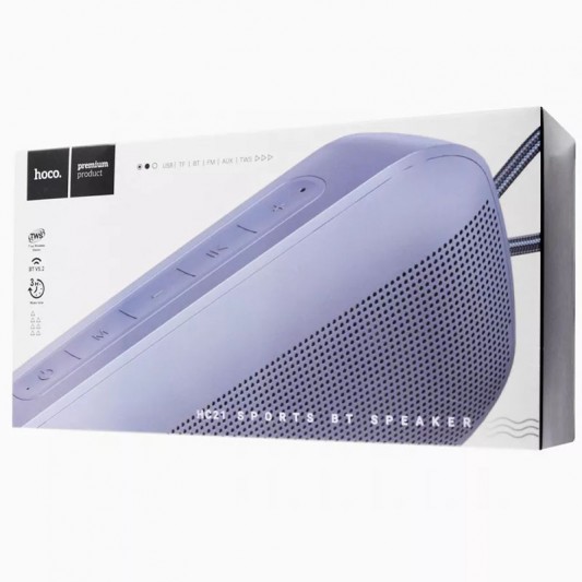 Блютуз колонка Hoco HC21 Shadow sports, Blue graphite - изображение 3