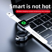 Бездротова зарядка для Apple Watch Magnetic Charger USB, Black