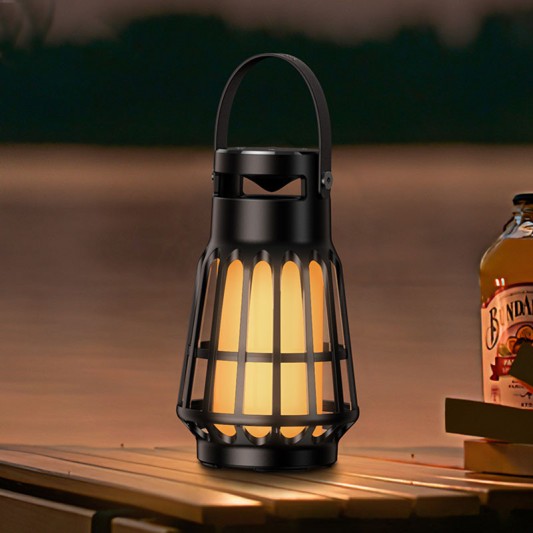 Bluetooth Колонка Hoco BS61 Wild fun outdoor campinh light Magic black night - изображение 1