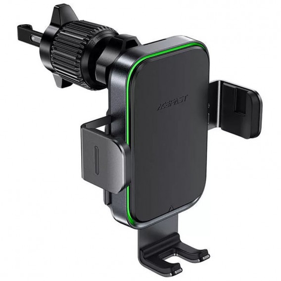Автотримач із бездротовою зарядкою Acefast D17, Black