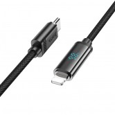Дата кабель Hoco U127 Power Type-C to Lightning (1.2m) Black Дата кабель Hoco U127 Power Type-C to Lightning (1.2m) Black