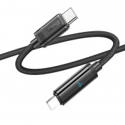 Дата кабель Hoco U127 Power Type-C to Lightning, Чорний