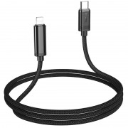 Дата кабель Hoco U127 Power Type-C to Lightning, Чорний