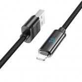 Дата кабель Hoco U127 Power USB to Lightning (1.2m) Black Дата кабель Hoco U127 Power USB to Lightning (1.2m) Black