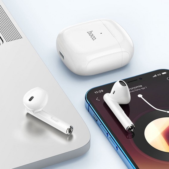 Беспроводные TWS наушники Hoco EW19 Plus, White