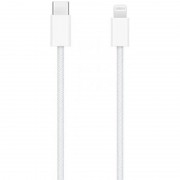 Дата кабель USB-C to Lightning FineWoven Mac PD for Apple (AAA) (1m) (no box) White