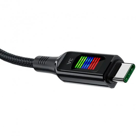 Дата кабель Acefast C7-03 USB-C to USB-C zinc alloy (1.2m) Black - изображение 1