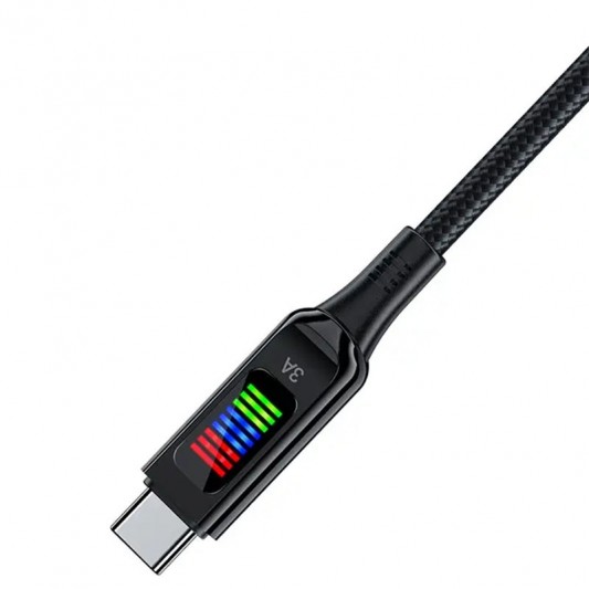 Дата кабель Acefast C7-03 USB-C to USB-C zinc alloy (1.2m) Black - изображение 2