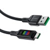 Дата кабель Acefast C7-04 USB-A to USB-C zinc alloy, Чорний