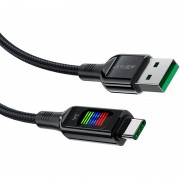 Дата кабель Acefast C7-04 USB-A to USB-C zinc alloy, Black