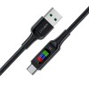 Дата кабель Acefast C7-04 USB-A to USB-C zinc alloy, Чорний