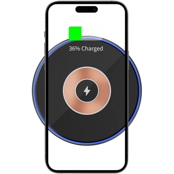Бездротова зарядка WIWU Wi-W013 15W wireless charger, Black